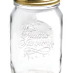 QUATTRO STAGIONI 1.lt GLASS JAR 33 3/4 OZ WITH LID BORMIOLI ROCCO ®