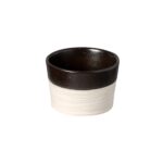 NOTOS DIP ΣΤΡΟΓΓΥΛΟ  7cm ΜΑΥΡΟ stoneware COSTA NOVA