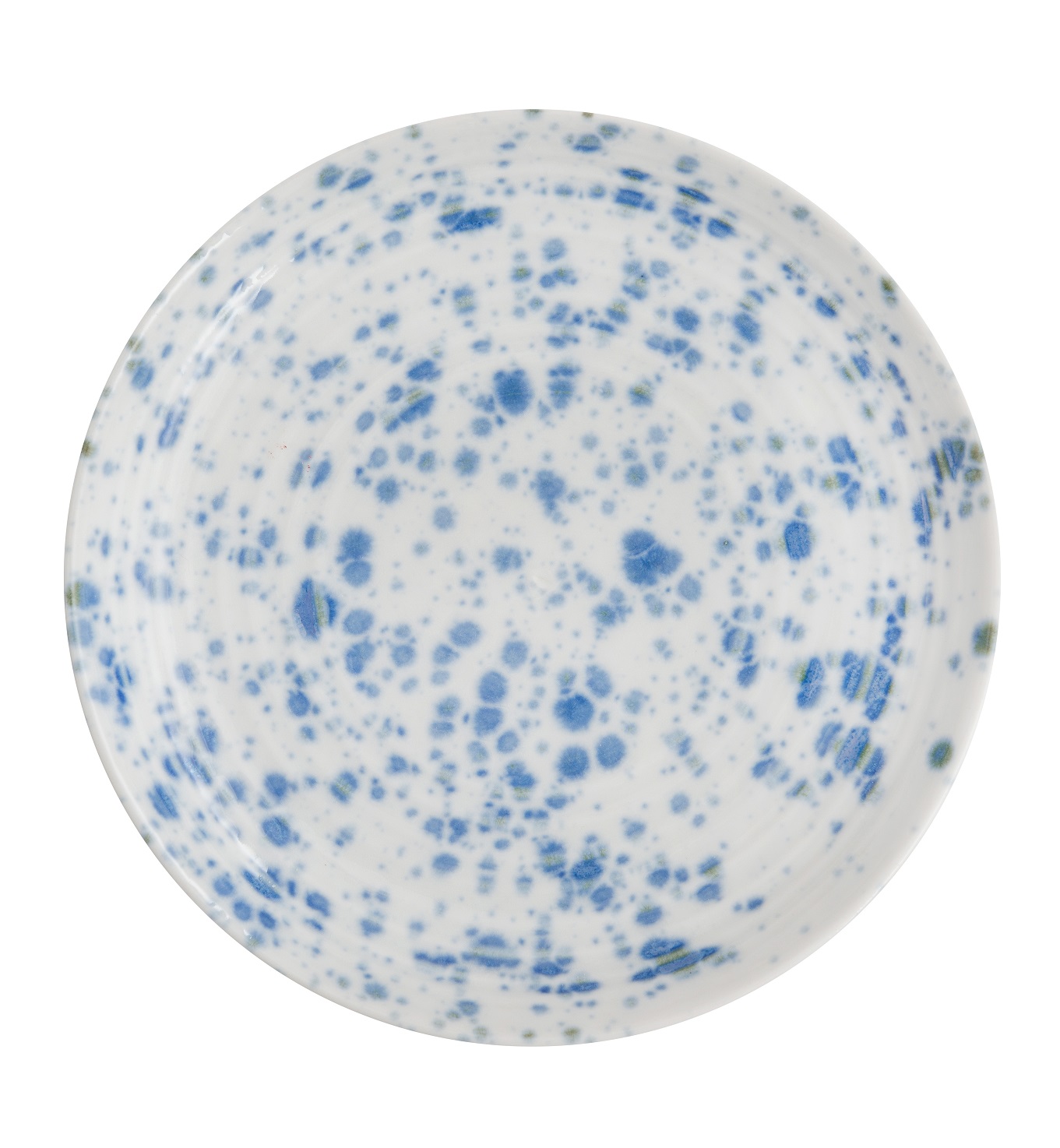 FLAT ROUND DISH "CHIPPED" 14.8X1.7CM