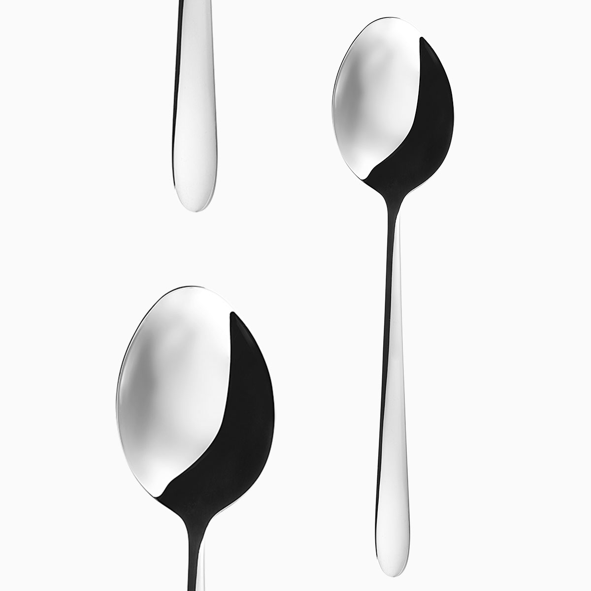 LIVING ALL MIRROR VEGETABLE/SALAD SPOON SOLA SWISS