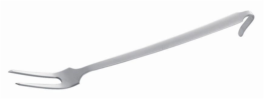 MEAT FORK ONE PIECE 42cm S/S 18/10 PIAZZA ITALY