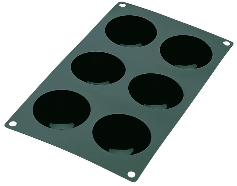 SOFLEX HALF SPHERES SILICONE Φ7Χ4Η 6 SLOTS PIAZZA ITALY