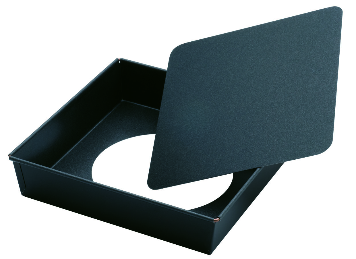 NON STICK SQUARE MOULD LOOSE BOTTOM 22X22 CM PIAZZΑ ITALY