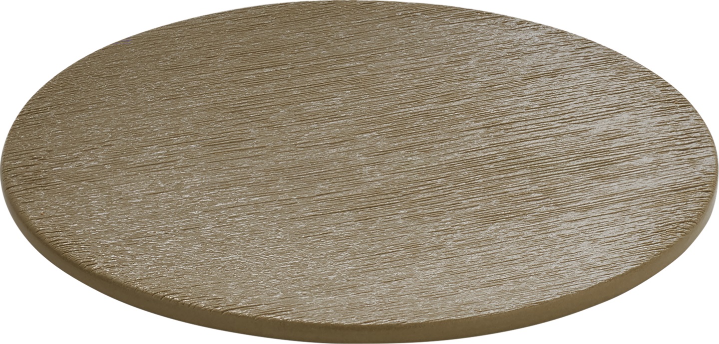 PLAYGROUND BRUSH ΠΙΑΤΕΛΑ ΚΡΕΜ ΣΤΡΟΓΓΥΛΗ stoneware 31CM