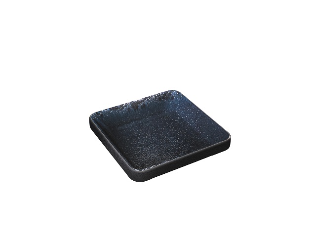 PLAYGROUND NARA BLACK Μπώλ Ρηχό Τετράγωνο 9x9cm