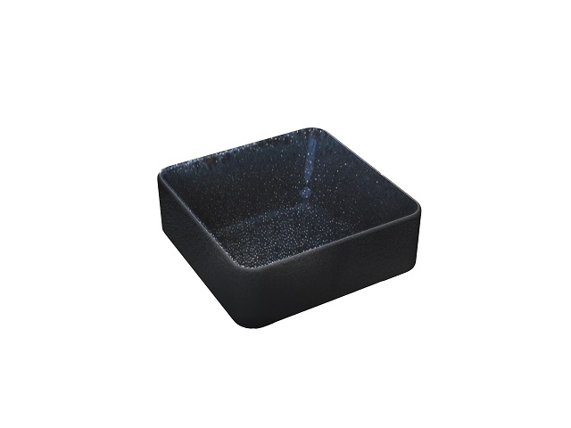 PLAYGROUND NARA BLACK Μπώλ Βαθύ Τετράγωνο 9x9cm
