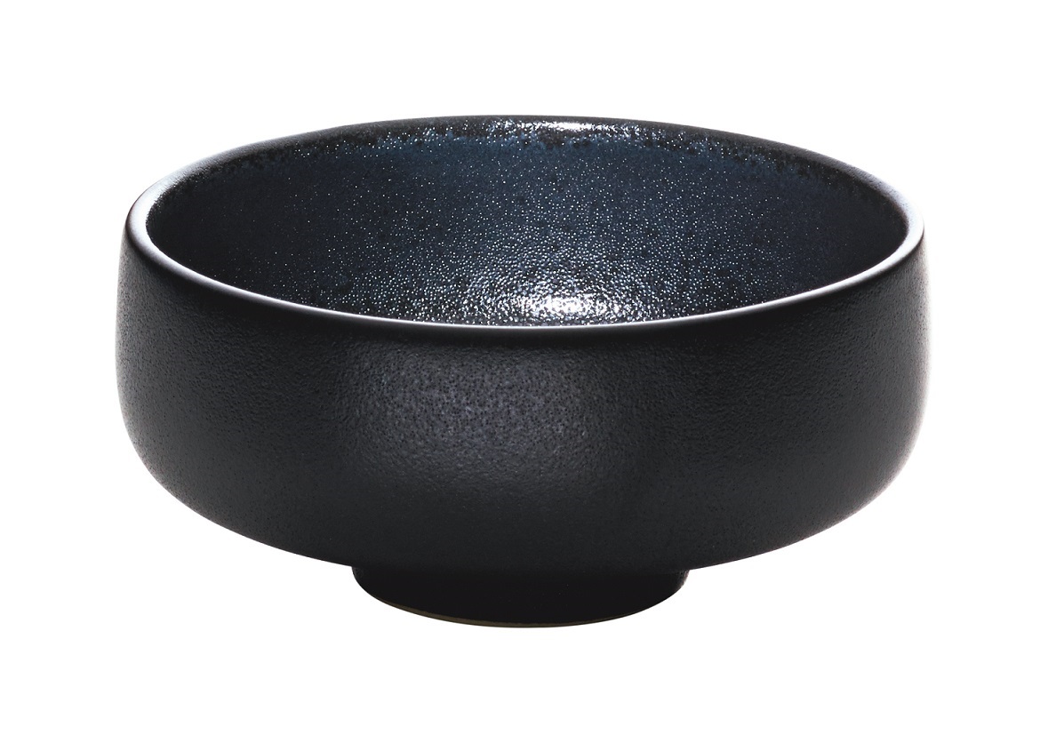 PLAYGROUND NARA BLACK Bowl Round 21cm FINE CERAMIC STONEWARE