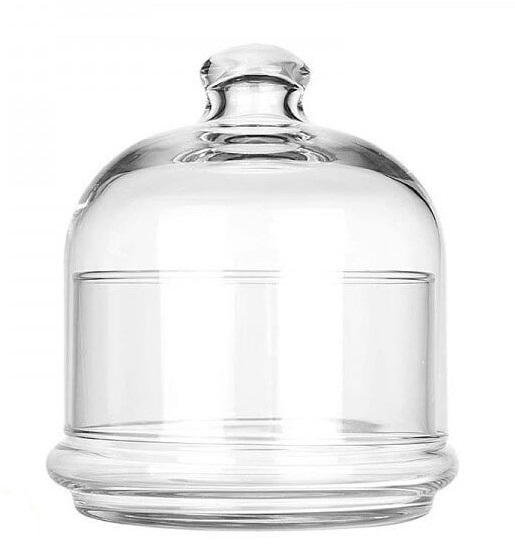95561/96814 BASIC ΒΑΣΗ ΠΑΡΟΥΣΙΑΣΗΣ ΓΥΑΛΙΝΗ ΜΕ ΚΑΠΑΚΙ  55cl Φ11,2 × Υ13,4εκ