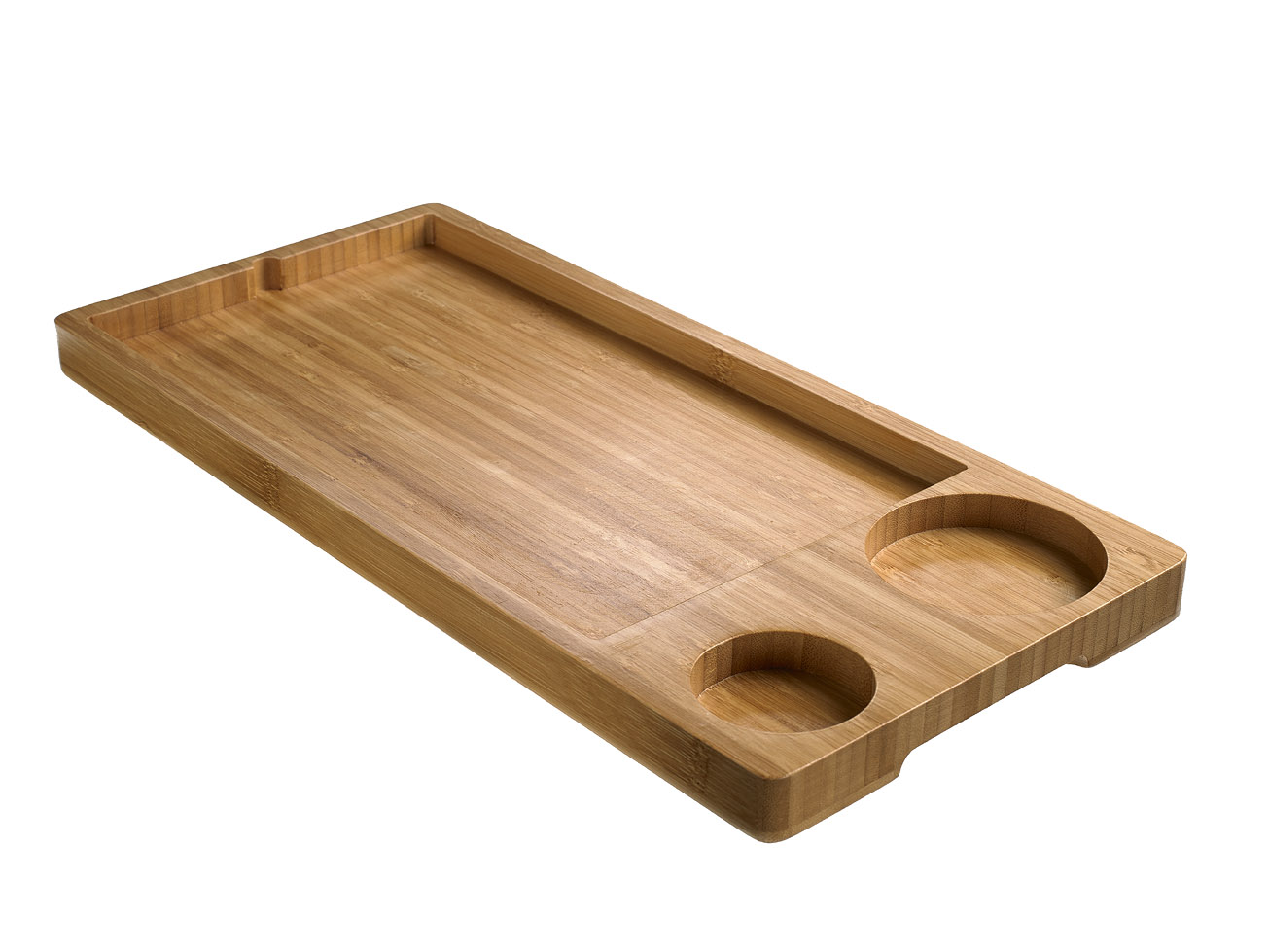 S4005 BAMBOO ΔΙΣΚΟΣ ΜΕ 2 ΥΠΟΔΟΧΕΣ 43X28X2,4cm LEONE