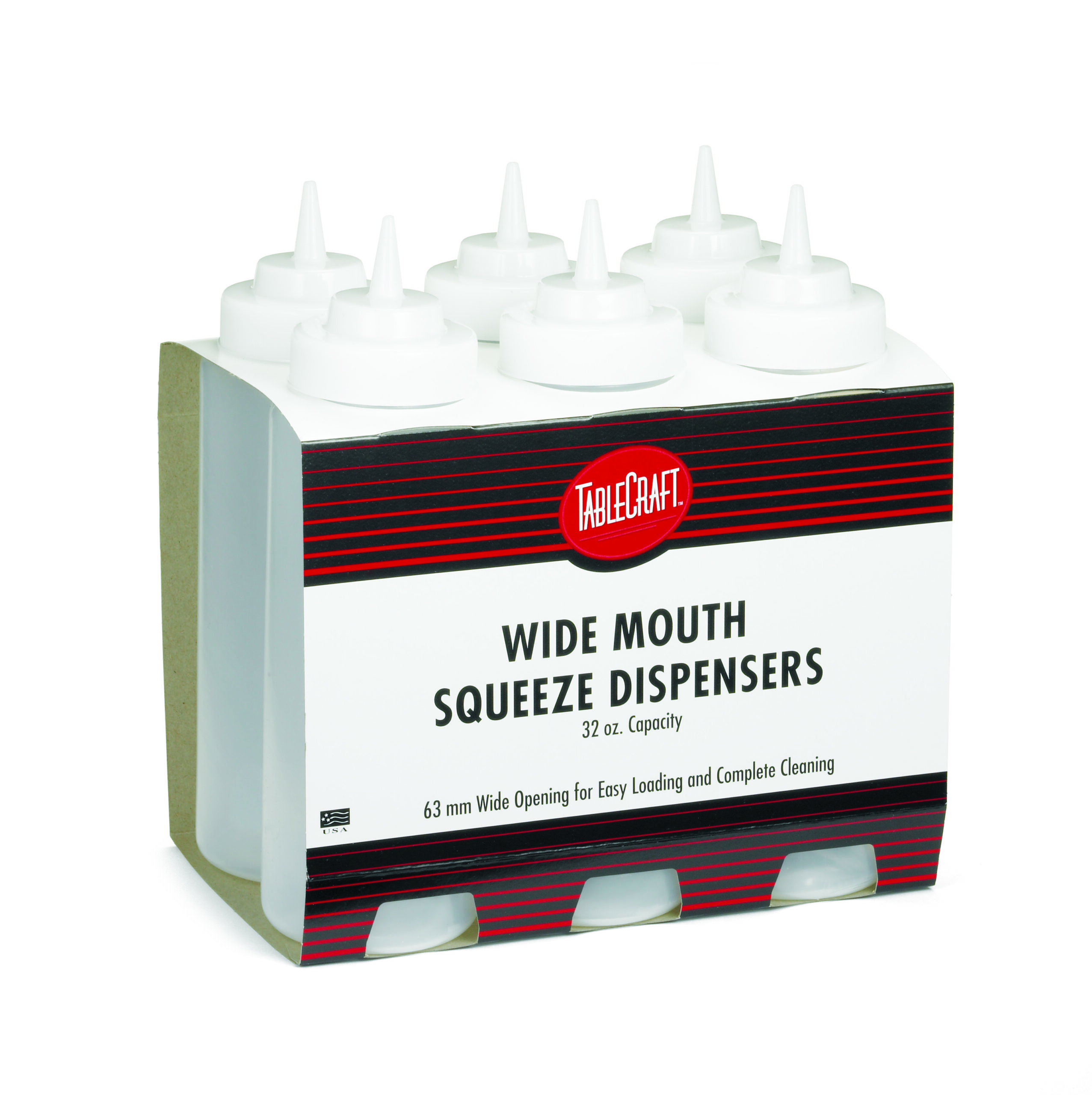 C3263C SQUEEZE DISPENSERS Widemouth 63mm 946ml(32oz) TABLECRAFT