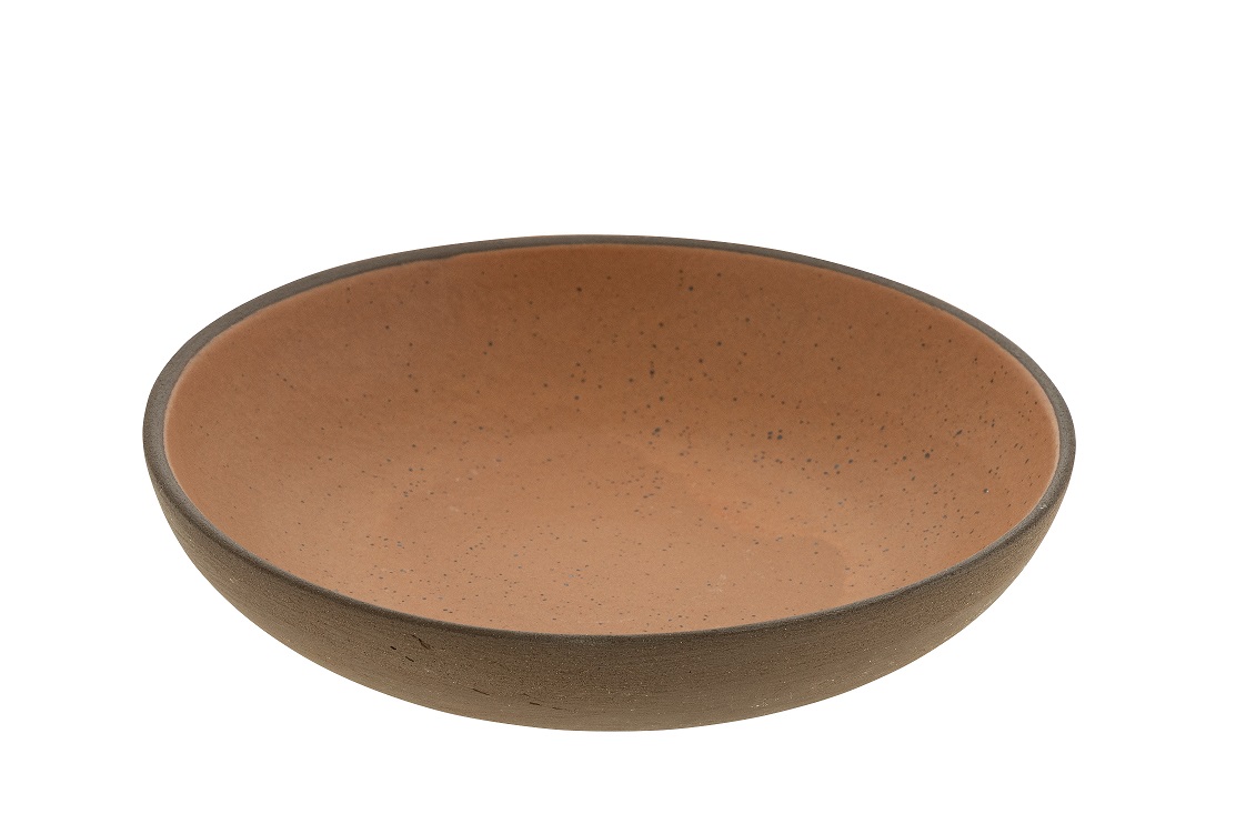 ΣΑΛΑΤΙΕΡΑ BROWN Φ20εκ Χ Υ 4εκ STONEWARE
