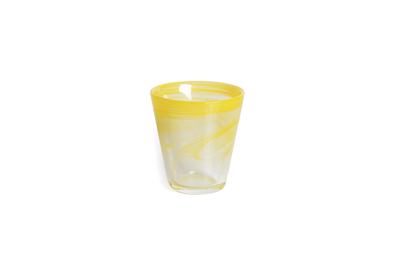 ZEPHYRUS YELLOW DRINKING GLASS 23 CL. LE COQ Italy