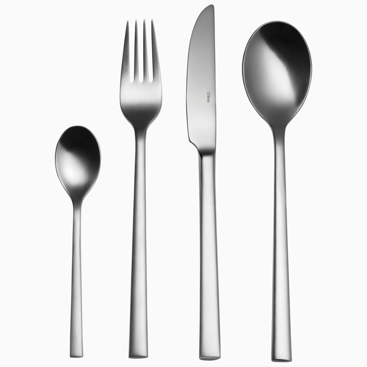 LIVING ALL SATIN Cake FORK 16.5cm 18/10 SOLA SWISS