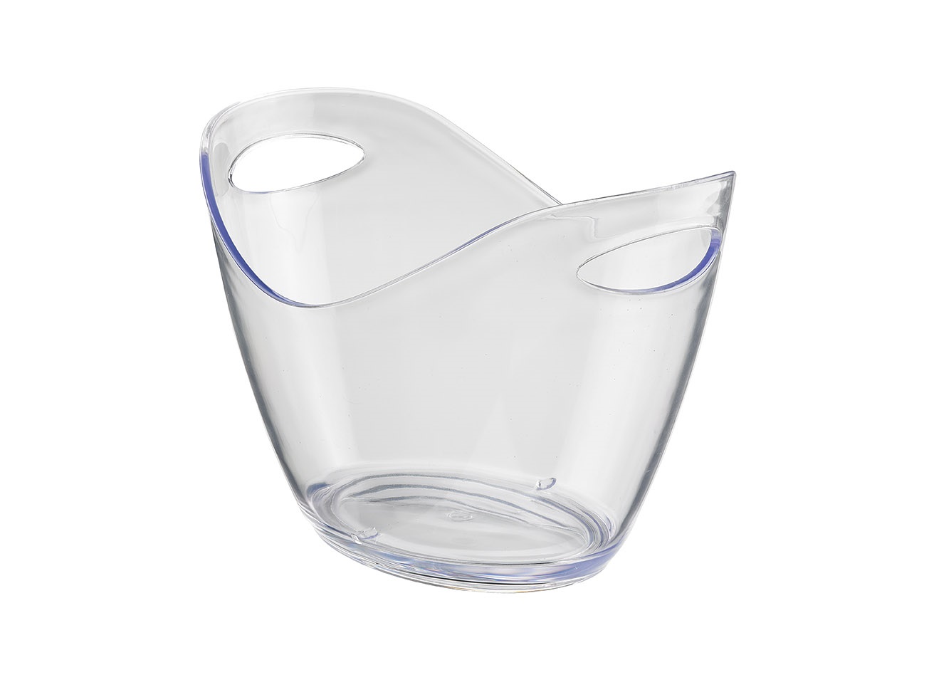 T5012.T KRISTAL ICE BUCKET TRANSPARENT 27*28cm  3,5Ltr  LEONE