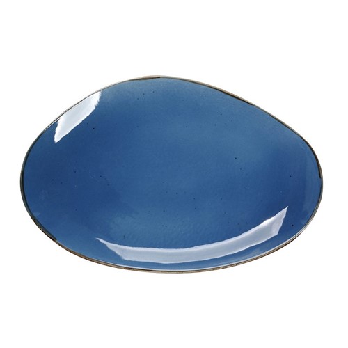 OVAL PLATE ΜΠΛΕ 36X24.5X2.5CM