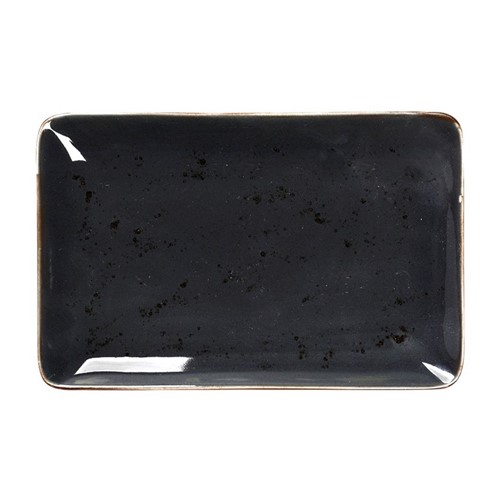 RECTANGULAR PLATTER DARK GREY 30.5X21X2.5CM