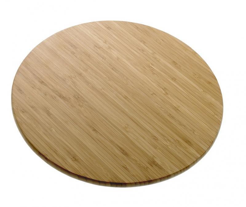 S0091 BAMBOO ΠΛΑΤΩ ΣΤΡΟΓΓΥΛΟ 32cm LEONE ITALY