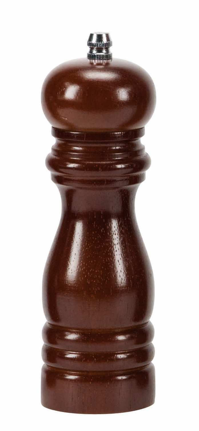Wooden Pepper mill with carbon steel grinder - "Chef plus" 15cm ILSA Italy