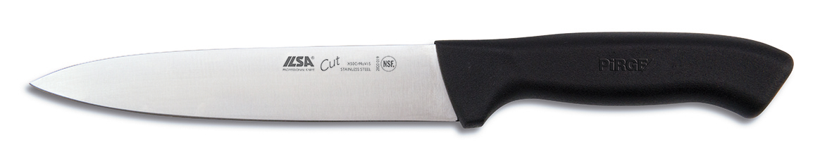 Kitchen Knife 16cm - "Cut Line" - Tempered stainless steel blade - Polypropylene handle ILSA Italy