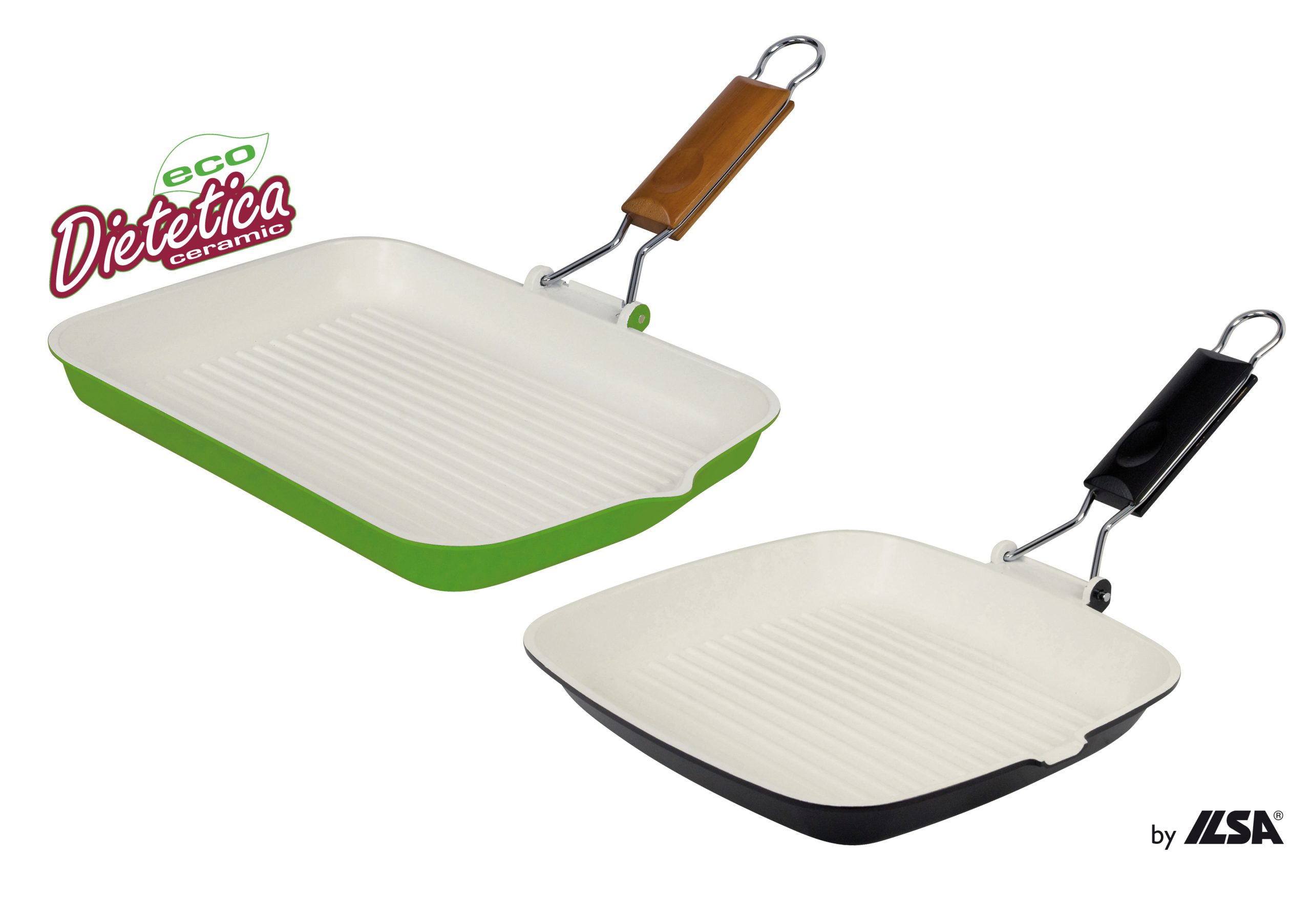 ECO GRILL PAN 29Χ29 ΑΝT/ΚΟ Ceramic/Blac