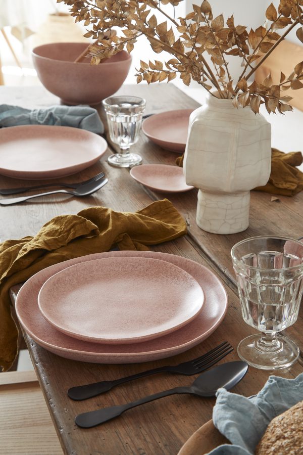 LIVIA MAUVE ROSE ΠΙΑΤΟ ΣΑΛΑΤΑΣ D23.3 H5.7 cm | 0.93 L STONEWARE COSTA NOVA - Image 3