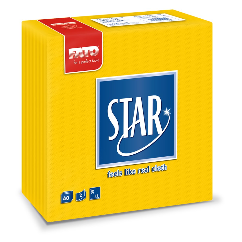 STAR 38X38 YELLOW 1200PCS FATO ITALY
