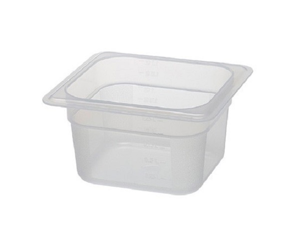 G/N ΔΟΧΕΙΟ 1/6 Η 10cm PP POLYPROPELENE PIAZZA Italy