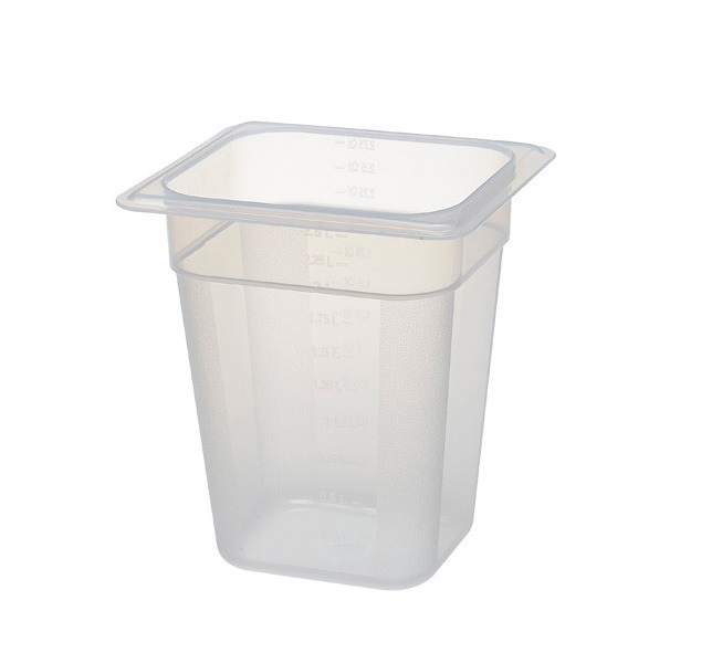 G/N ΔΟΧΕΙΟ 1/6 Η 20cm PP POLYPROPELENE PIAZZA Italy