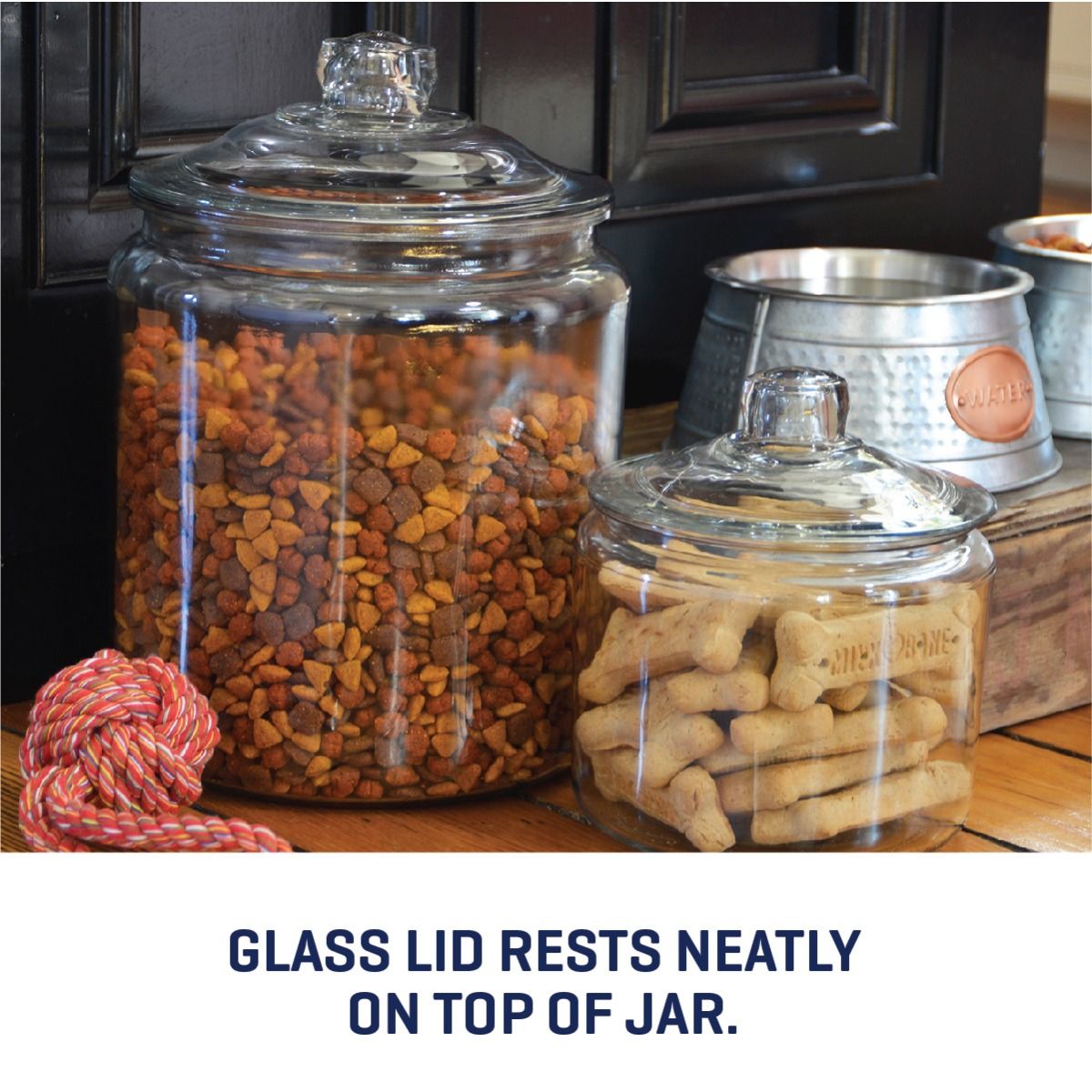 Heritage Hill Jar with Glass Lid, 1 Gallon ANCHOR HOCKING ® - Image 3