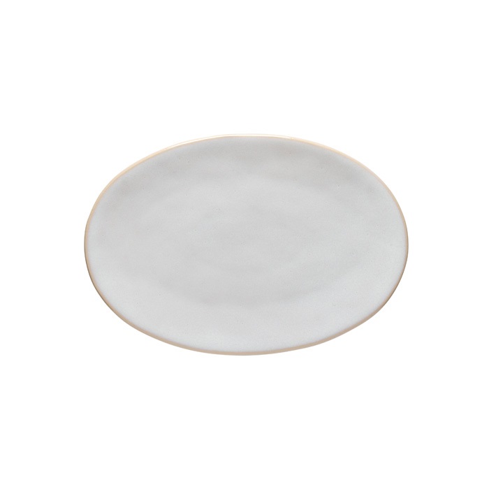 RODA ΠΙΑΤΕΛΑ ΟΒΑΛ 28εκ ΛΕΥΚΟ stoneware COSTA NOVA