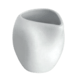 1085 WHITE PORCELAINE CREAMER WITHOUT HANDLE