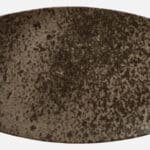 SANDSTONE DARK BROWN ΠΙΑΤΕΛΑ ΟΒΑΛ ΚΟΥΠΕ 28Χ18ΕΚ BAUSCHER GERMANY