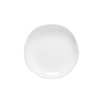 LIVIA  SALAD PLATE WHITE 22cm STONEWARE COSTA NOVA