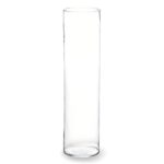 GLASS VASE CYLINDER 50CM DIAM.15 cm GIFTDECOR®