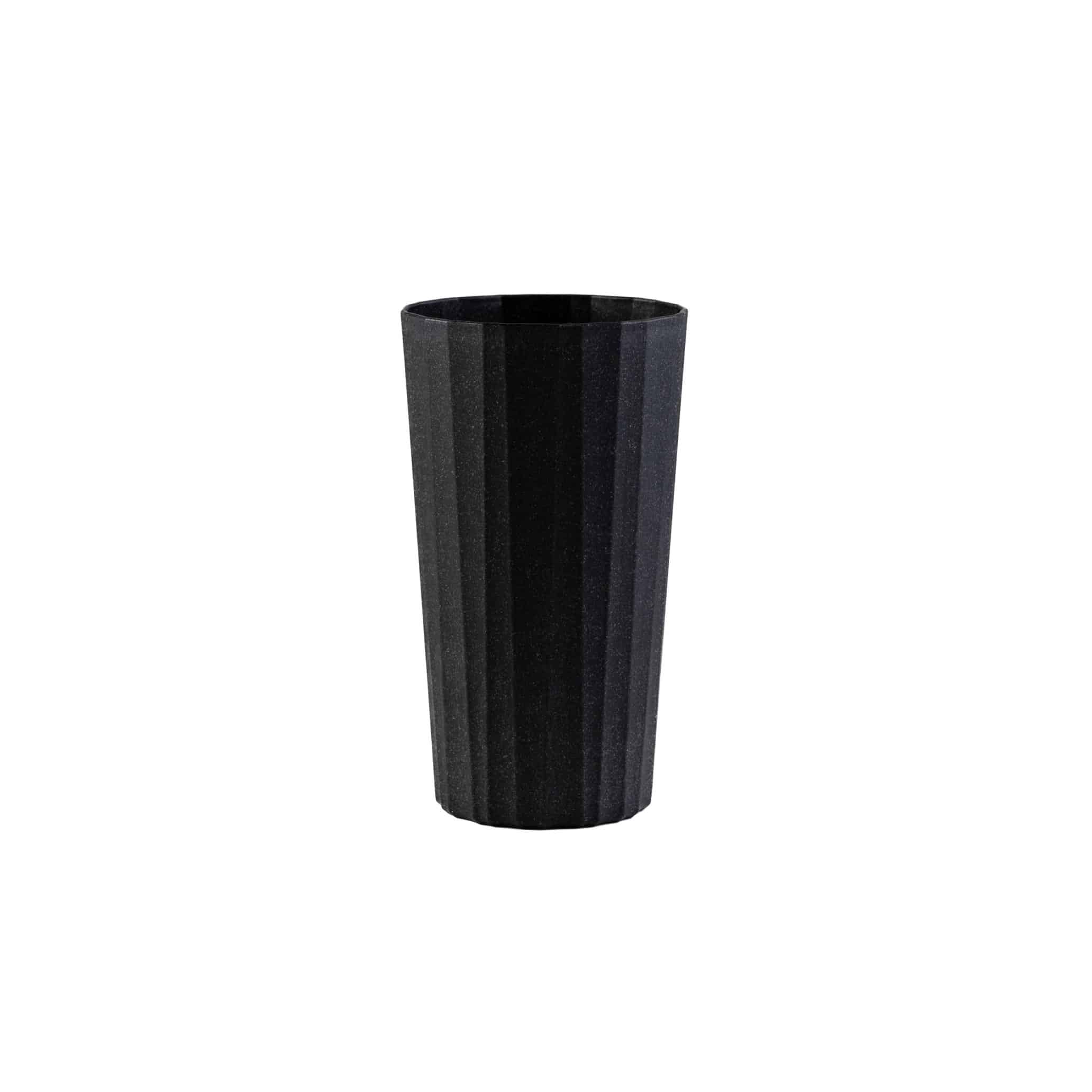Kodama-beach-Large-BLACK-scaled-uai-2064x2064 KODAMA BEACH ΠΟΤΗΡΙ 500cc Polypropylene ΣΚΟΥΡΟ ΚΑΦΕ ITALESSE - Image 1