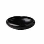 SIDE BOWL STONE BLACK SATIN 17X4,6 CM bystudioraw