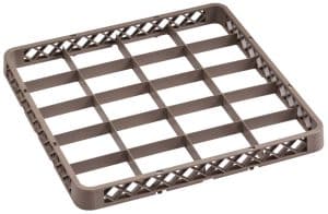 EXTENTION PLASTIC DISH WASHER  BASKET 20 SLOTS GREY  50X50Χ10cm PP