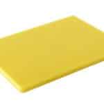 HACCPP CUTTING BOARD 1/2 YELLOW PLASTIC LDPE 325X265X12,7MM