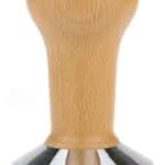 COFFEE TAMPER BEECH INOX 58MM H91MM