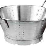 CONICAL STAINLESS STEEL HEAVY DUTY COLANDER Φ40CM  SS201 T1.0MM