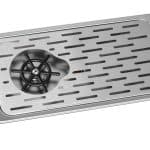 GLASS RINSER S/S INCLUDES FLEXIBLE TUBE 1METERX 2PCS 42Χ23ΧCM
