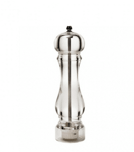 SALT / PEPPER CLEAR  ACRYLIC GRINDER Φ5.5Χ20cm