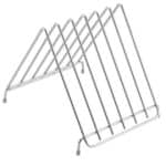 BOARD STAND RACK FOR 6 BOARDS CHROME 31X26X27CM