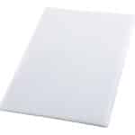 HACCPP CUTTING BOARD 1/2 WHITE PLASTIC LDPE 325X265X12,7MM