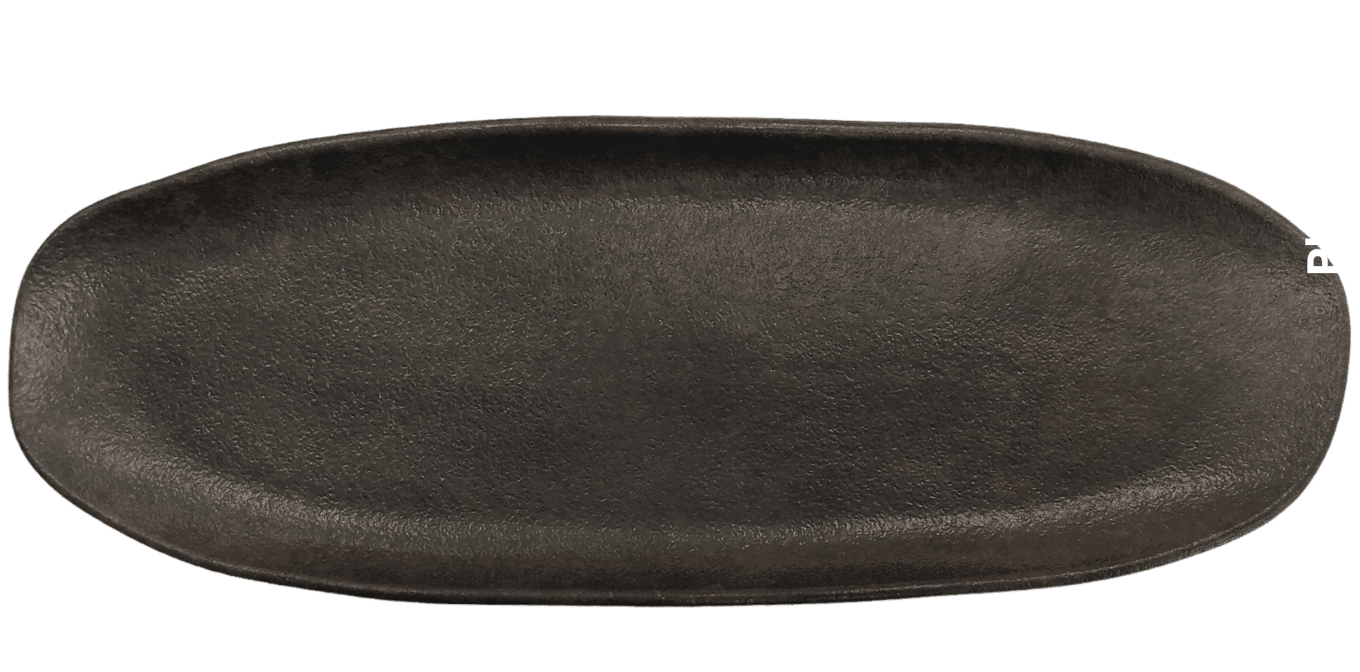 0744417.png ORGANIC ONYX ΠΙΑΤΕΛΑ ΟΒΑΛ STONEWARE 36X13CM Ν.4417 BRAZIL - Image 1