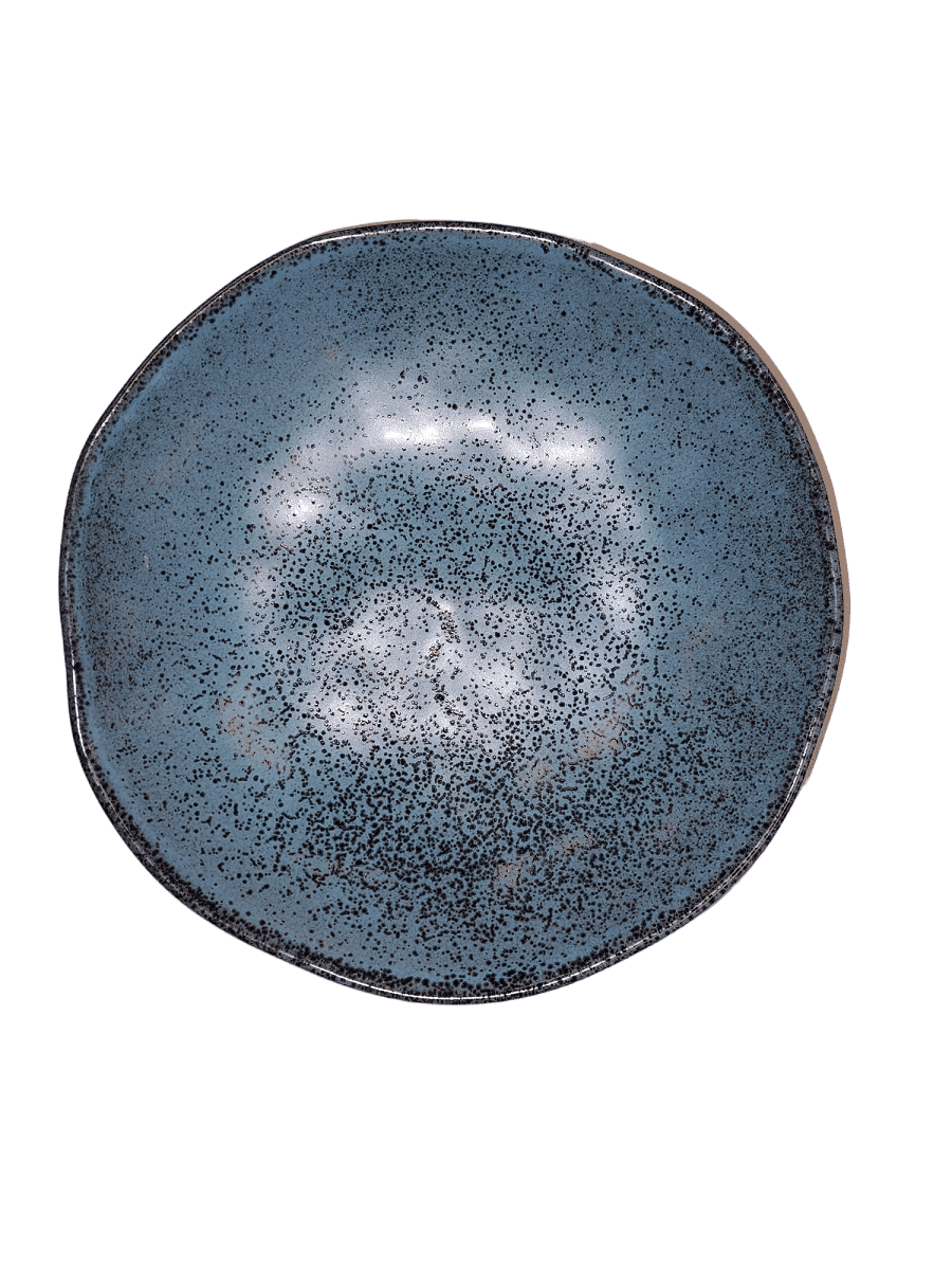 0751924.png ORGANIC PETROLEUM ROUND DEEP PLATE 21.5CM Ν.1924 BRAZIL - Image 1