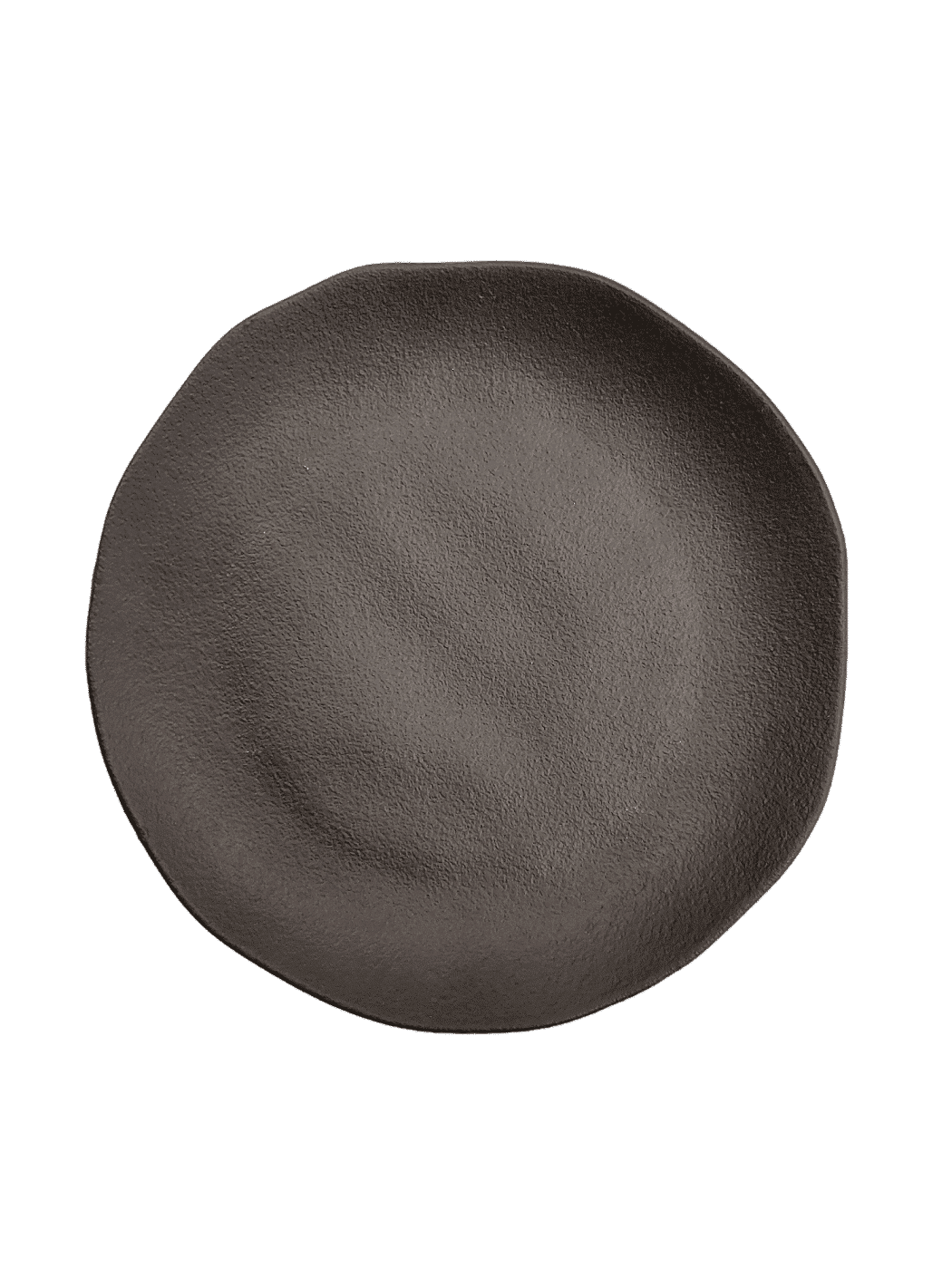 0751928.png ORGANIC BLACK MATTE ΠΙΑΤΟ ΡΗΧΟ STONEWARE 19CM Ν.1928 BRAZIL - Image 1