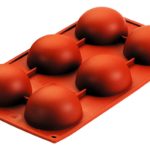 PASTRY ΚΑΛΟΥΠΙ ΖΑΧΑΡΟΠΛΑΣΤΙΚΗΣ ΣΙΛΙΚΟΝΗΣ 6 ΘΕΣΕΩΝ ΗΜΙΣΦΑΙΡΙΟ 30×17.5×3.5cm