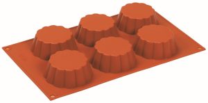 PASTRY ΚΑΛΟΥΠΙ ΖΑΧΑΡΟΠΛΑΣΤΙΚΗΣ ΣΙΛΙΚΟΝΗΣ 6 ΘΕΣΕΩΝ ΚΩΝΩΝ 30×17.5x3cm