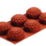 PASTRY ΚΑΛΟΥΠΙ ΖΑΧΑΡΟΠΛΑΣΤΙΚΗΣ ΣΙΛΙΚΟΝΗΣ 6 ΘΕΣΕΩΝ ΣΤΡΟΓΓΥΛΟ ΛΟΥΛΟΥΔΙ 30×17.5×3.5cm